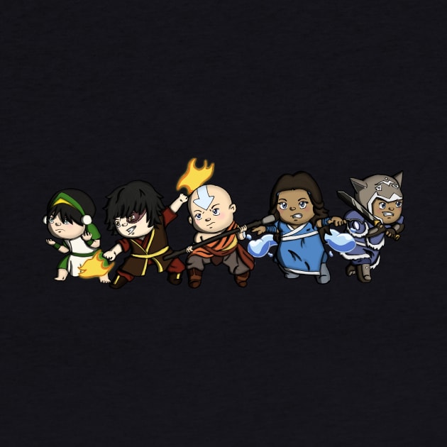 Team Avatar by zacksmithart